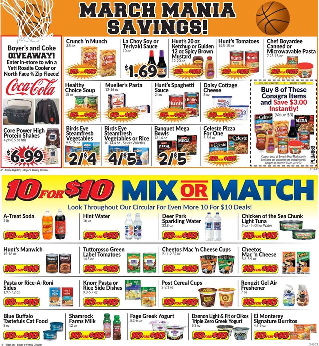 Boyer's Food Markets Ad from 02/13/2022