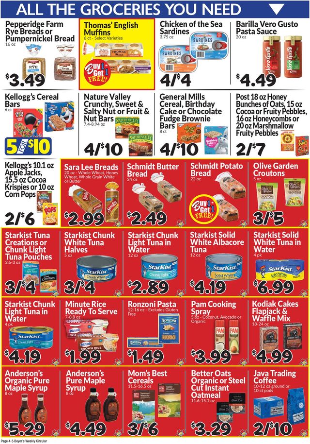 Boyer's Food Markets Ad from 03/20/2022