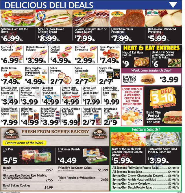 Boyer's Food Markets Ad from 05/22/2022