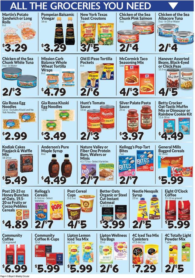 Boyer's Food Markets Ad from 07/17/2022