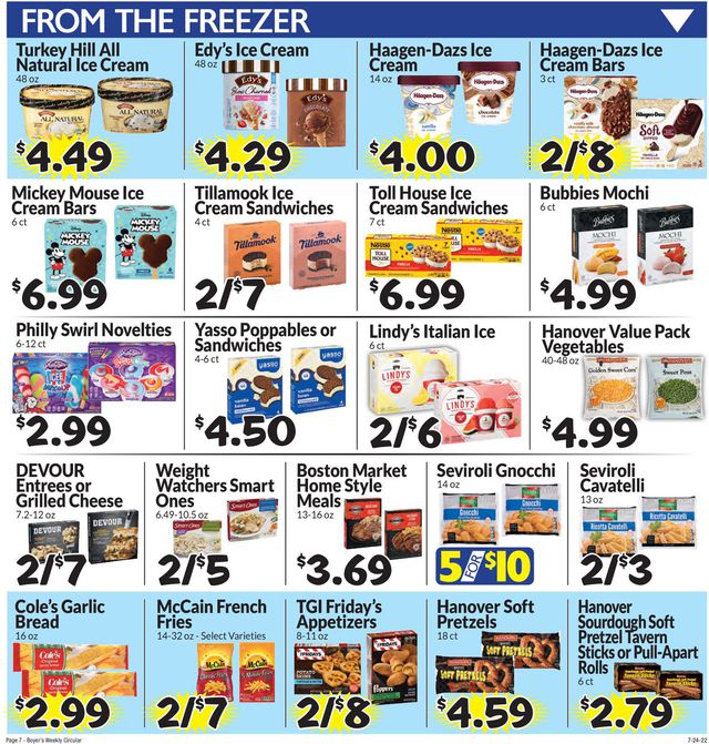Boyer's Food Markets Ad from 07/24/2022