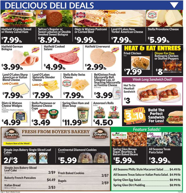 Boyer's Food Markets Ad from 08/04/2022