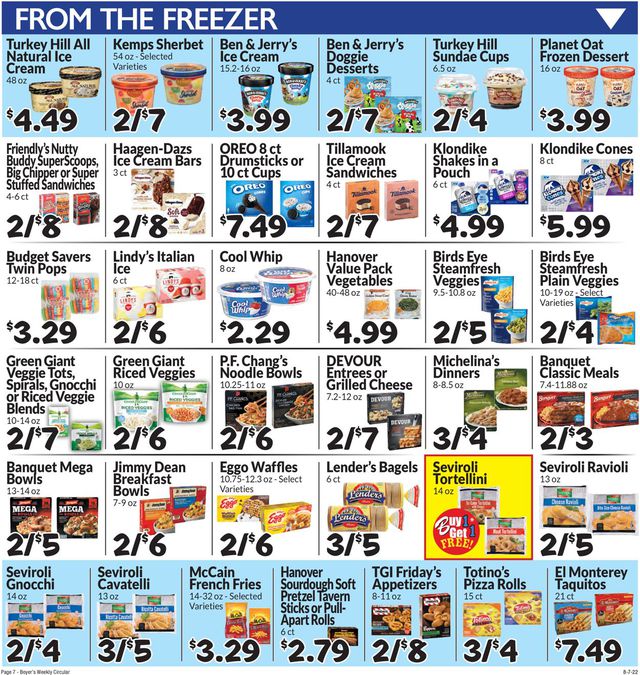 Boyer's Food Markets Ad from 08/07/2022