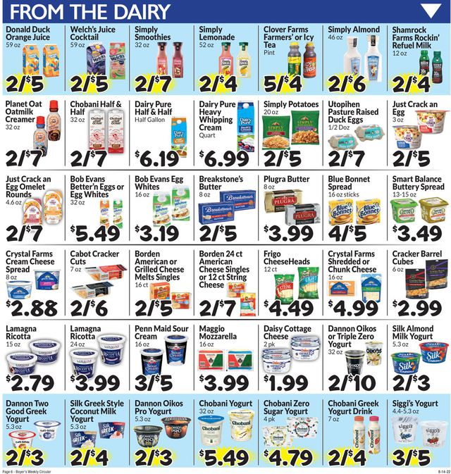 Boyer's Food Markets Ad from 08/14/2022