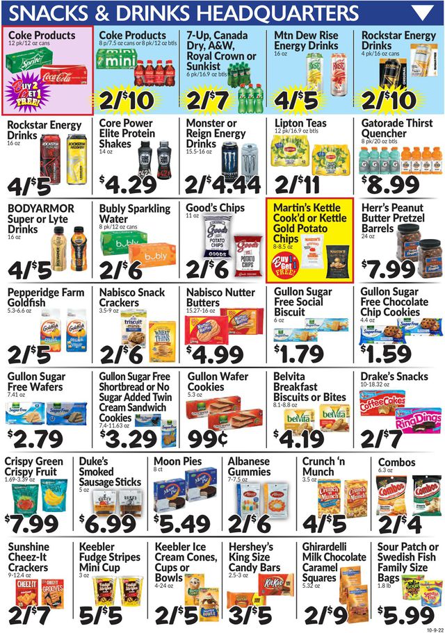 Boyer's Food Markets Ad from 10/09/2022