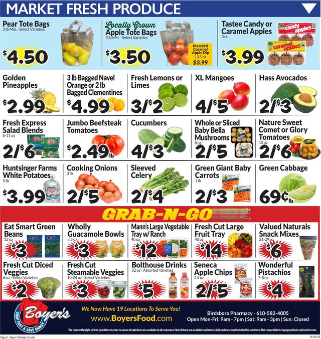 Boyer's Food Markets Ad from 10/23/2022