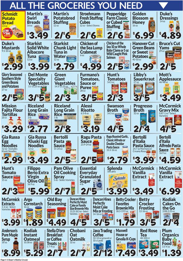 Boyer's Food Markets Ad from 12/18/2022