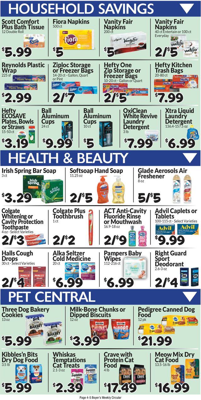 Boyer's Food Markets Ad from 12/25/2022