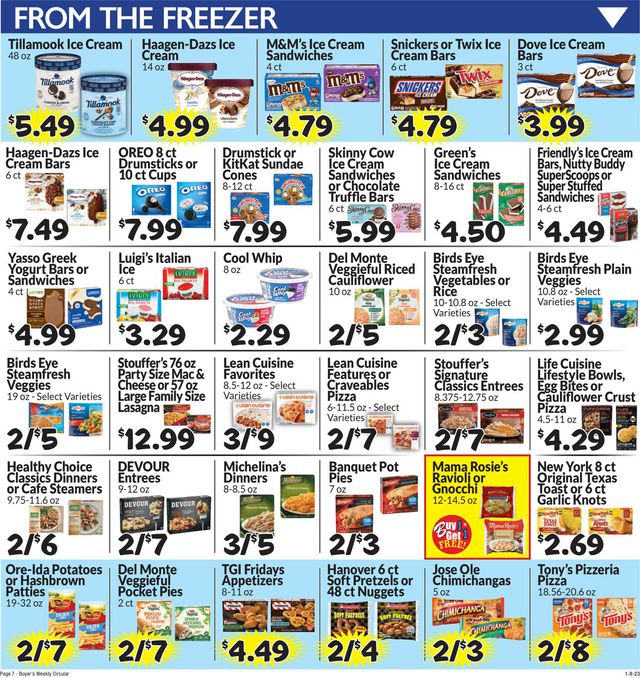 Boyer's Food Markets Ad from 01/08/2023