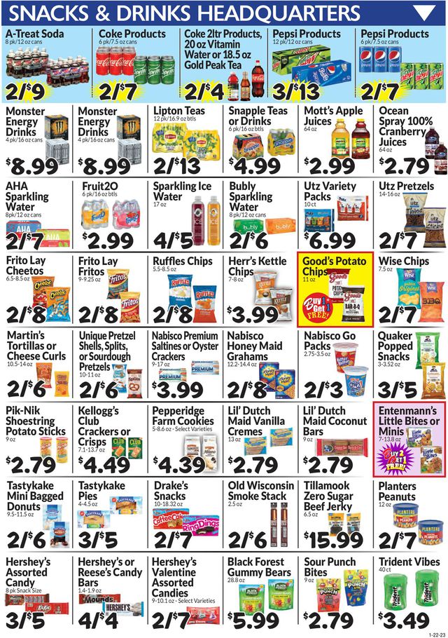 Boyer's Food Markets Ad from 01/22/2023