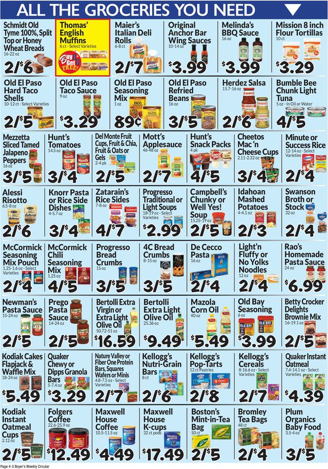 Boyer's Food Markets Ad from 02/05/2023