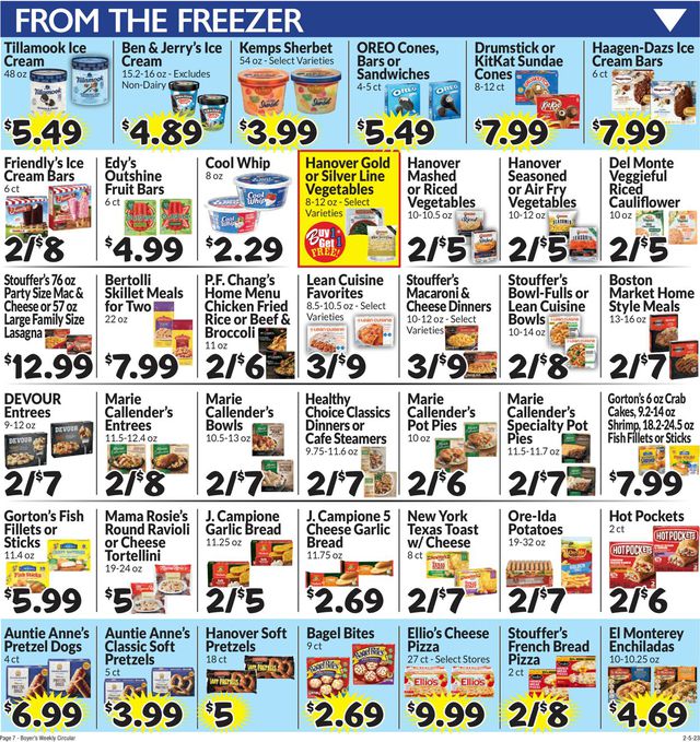 Boyer's Food Markets Ad from 02/05/2023