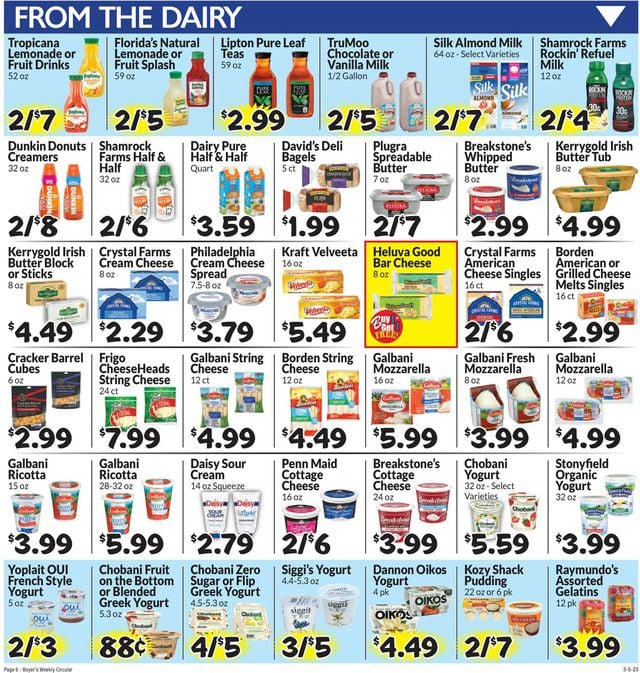 Boyer's Food Markets Ad from 03/05/2023