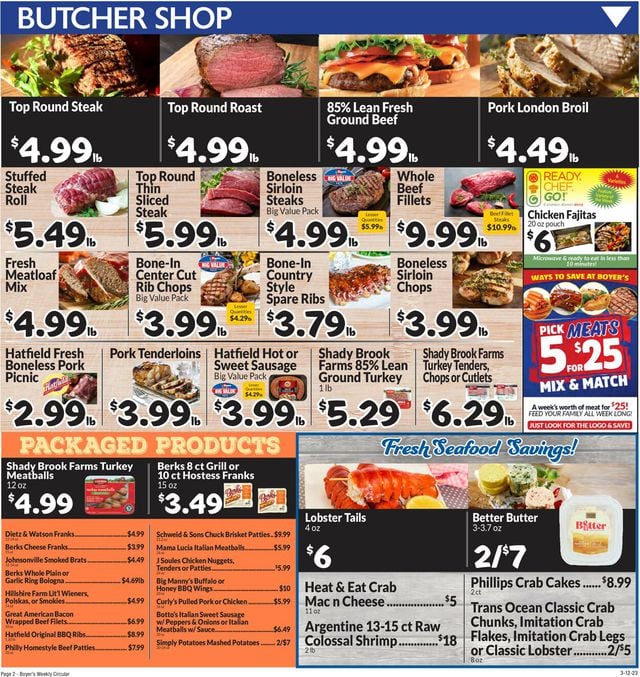 Boyer's Food Markets Ad from 03/12/2023