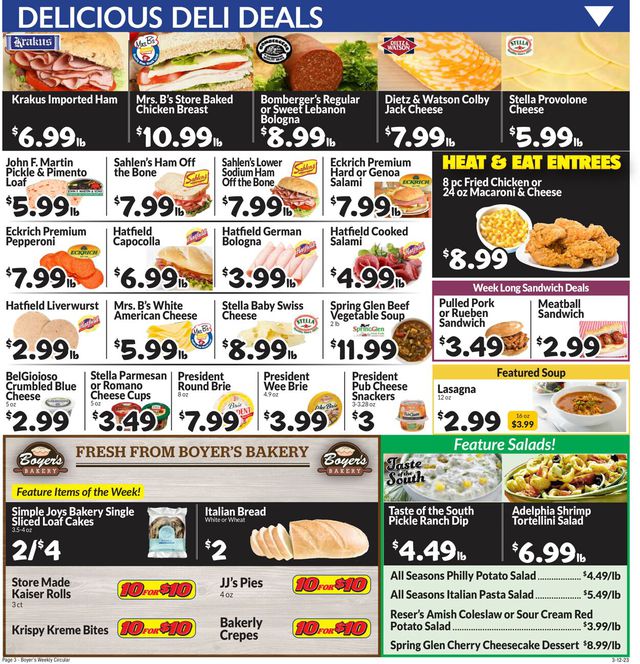 Boyer's Food Markets Ad from 03/12/2023