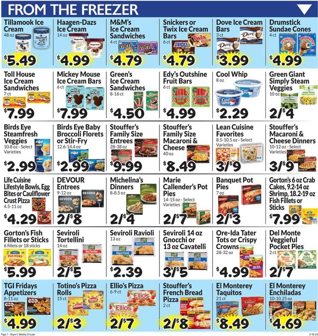 Boyer's Food Markets Ad from 03/19/2023