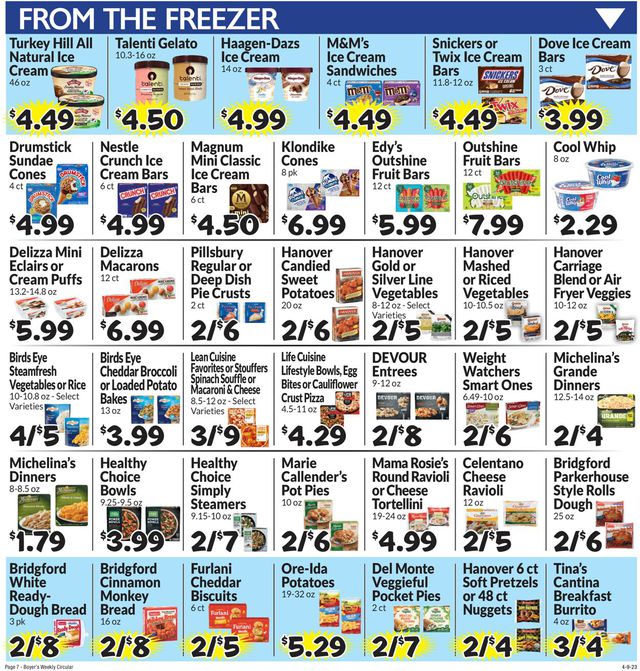 Boyer's Food Markets Ad from 04/09/2023