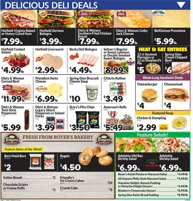 Boyer's Food Markets Ad from 04/16/2023