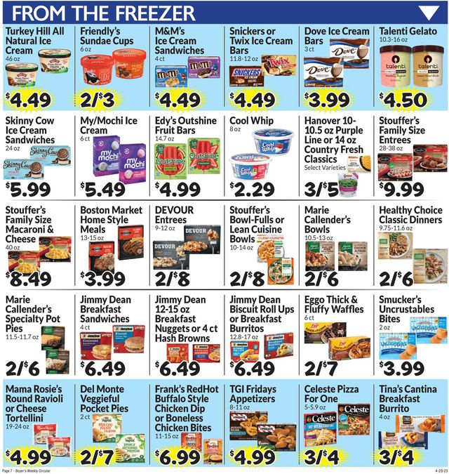 Boyer's Food Markets Ad from 04/23/2023