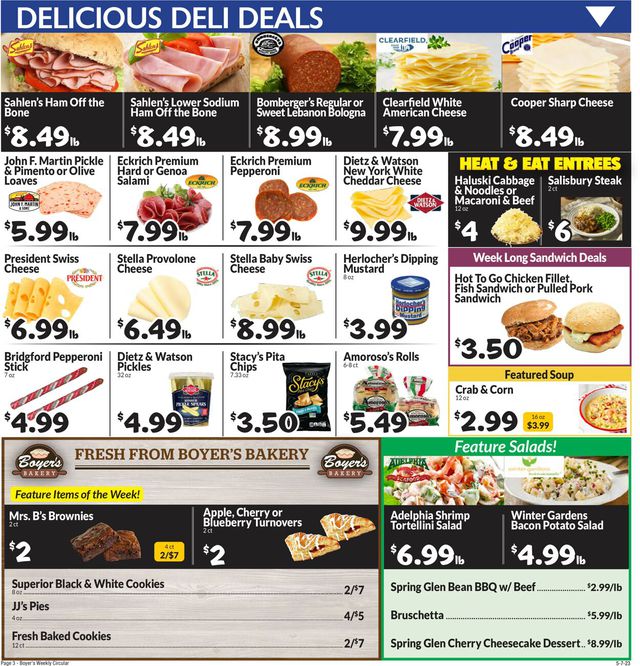 Boyer's Food Markets Ad from 05/07/2023