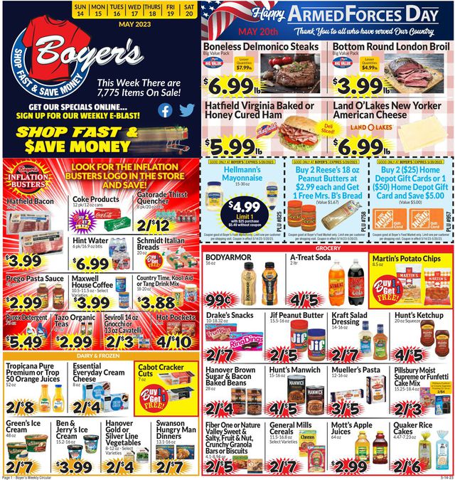 Boyer's Food Markets Ad from 05/14/2023