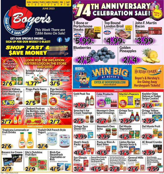 Boyer's Food Markets Ad from 06/04/2023