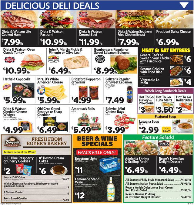 Boyer's Food Markets Ad from 06/11/2023