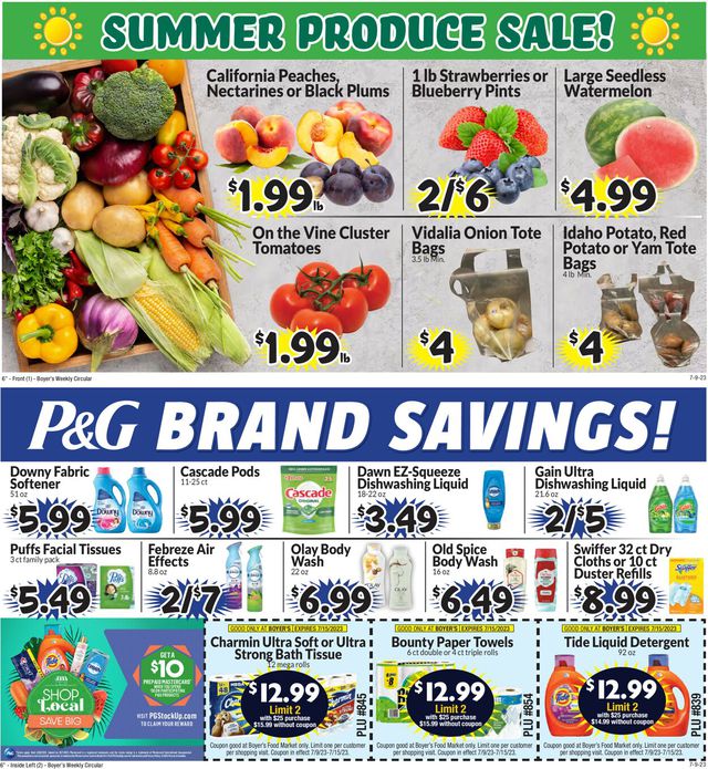 Boyer's Food Markets Ad from 07/09/2023