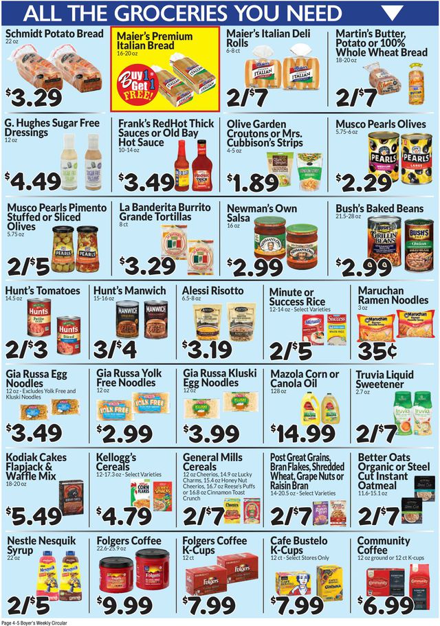 Boyer's Food Markets Ad from 07/23/2023