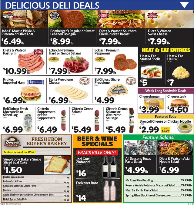 Boyer's Food Markets Ad from 08/13/2023