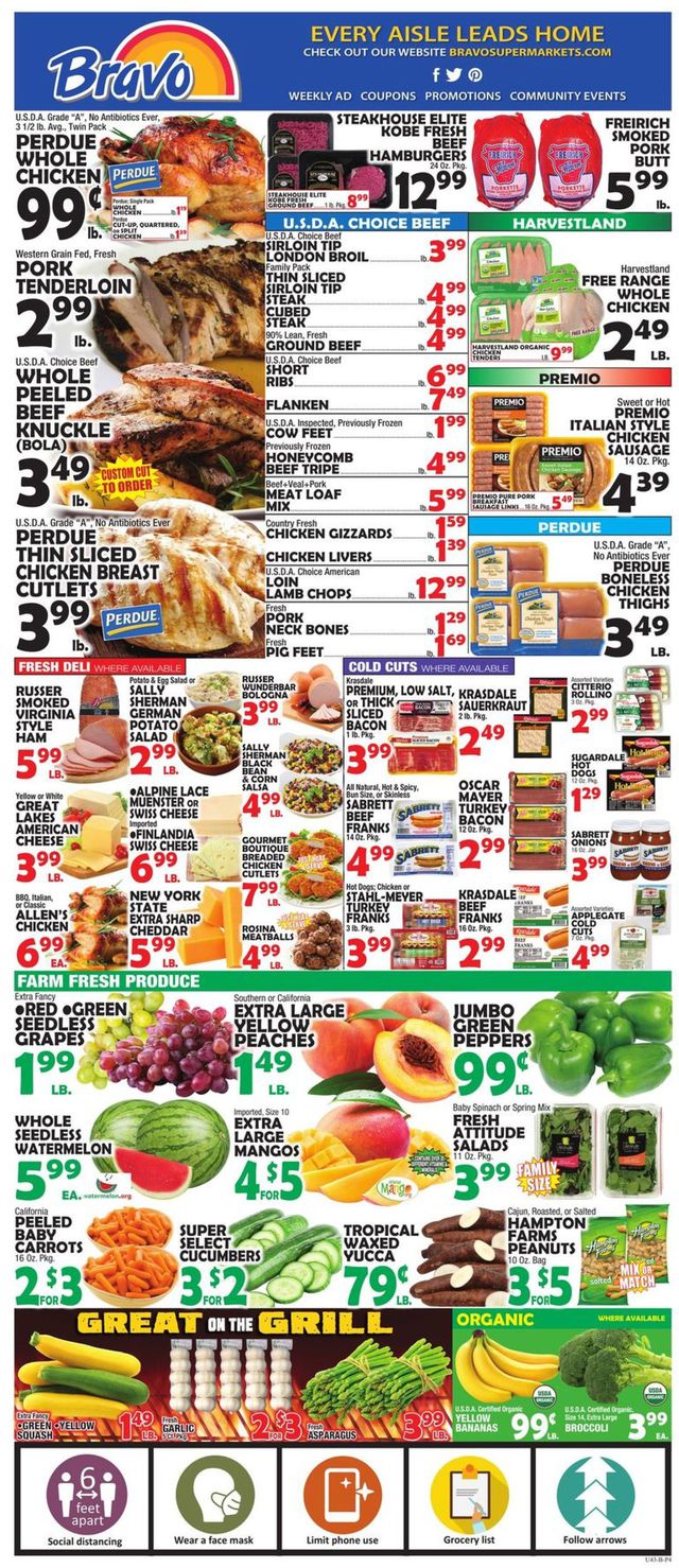 Bravo Supermarkets Ad from 08/21/2020