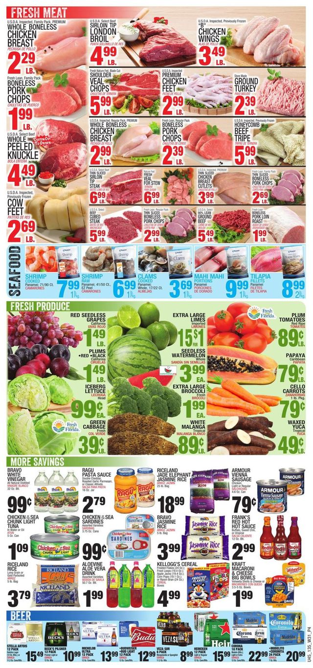 Bravo Supermarkets Ad from 07/29/2021