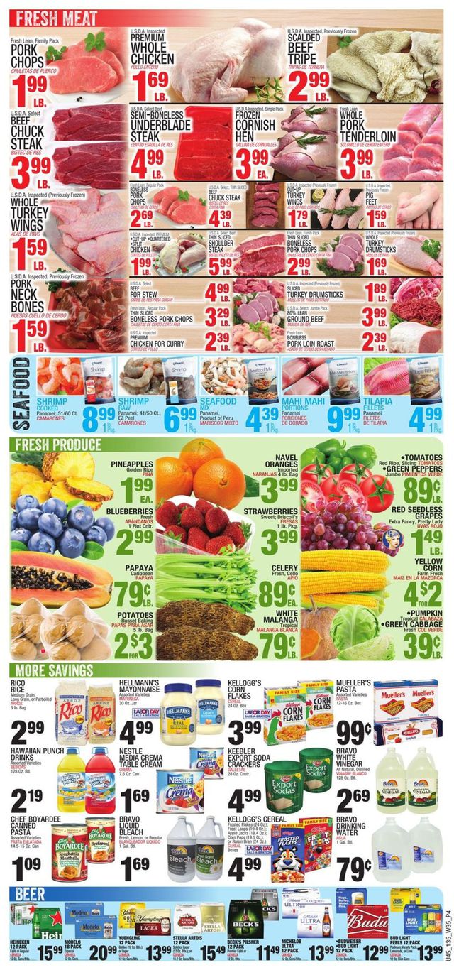 Bravo Supermarkets Ad from 08/26/2021