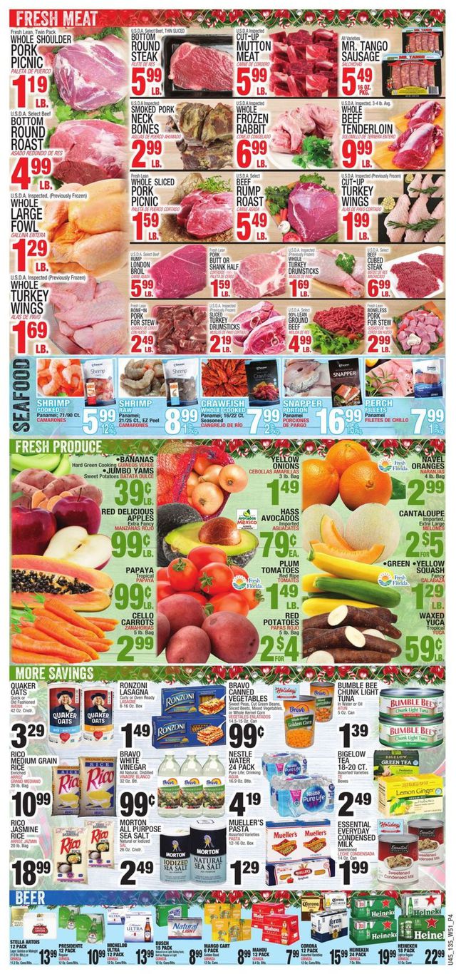 Bravo Supermarkets Ad from 12/16/2021