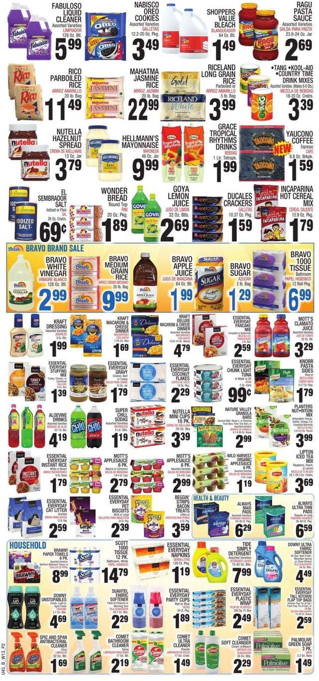 Bravo Supermarkets Ad from 03/24/2022