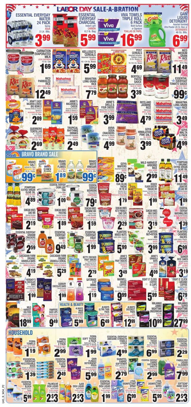 Bravo Supermarkets Ad from 08/25/2022