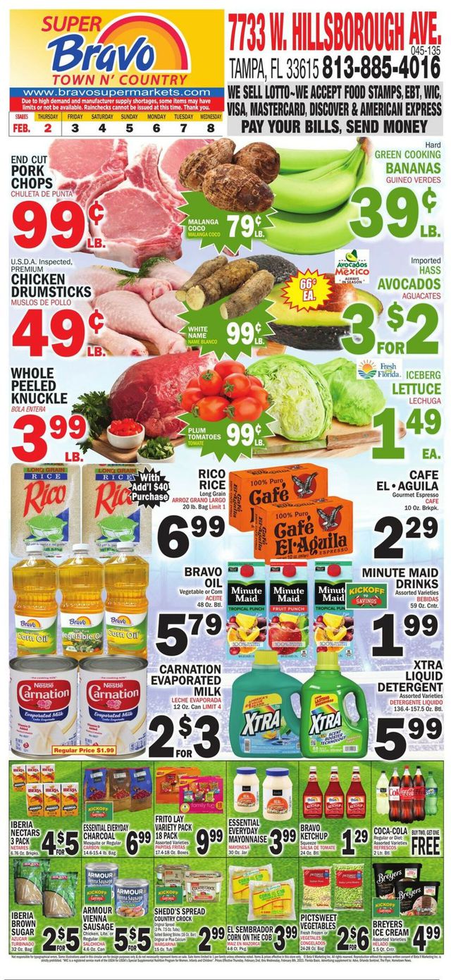 Bravo Supermarkets Ad from 02/02/2023