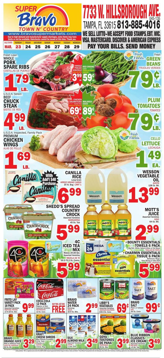 Bravo Supermarkets Ad from 03/23/2023