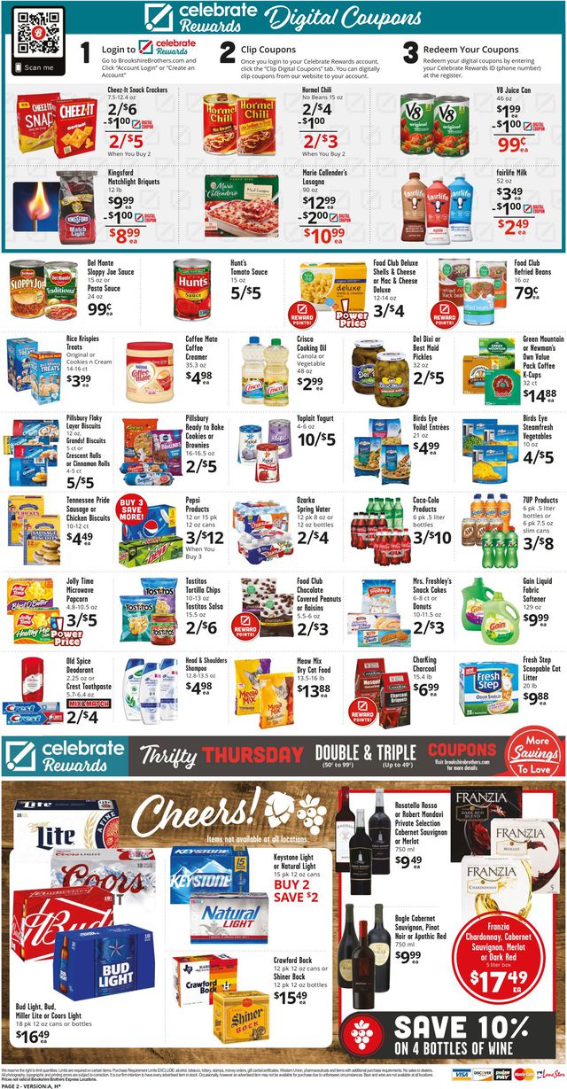 Brookshire Brothers Ad from 09/09/2020