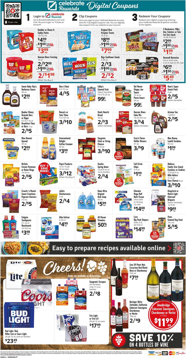 Brookshire Brothers Ad from 09/23/2020