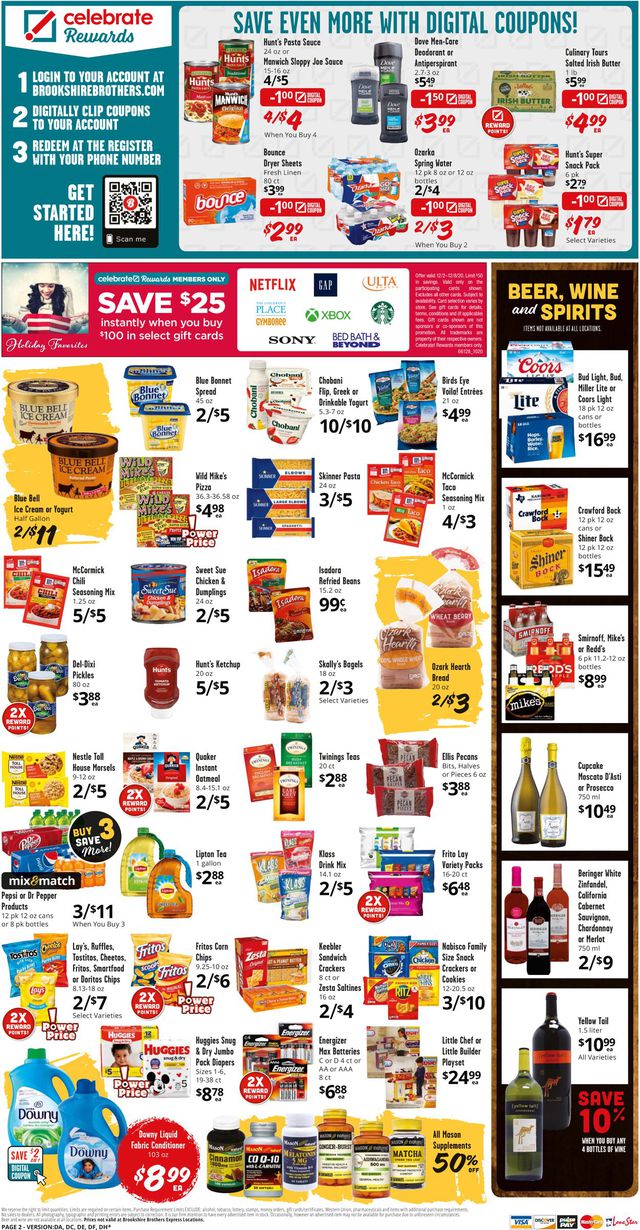 Brookshire Brothers Ad from 12/02/2020