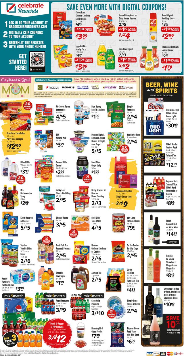 Brookshire Brothers Ad from 05/05/2021