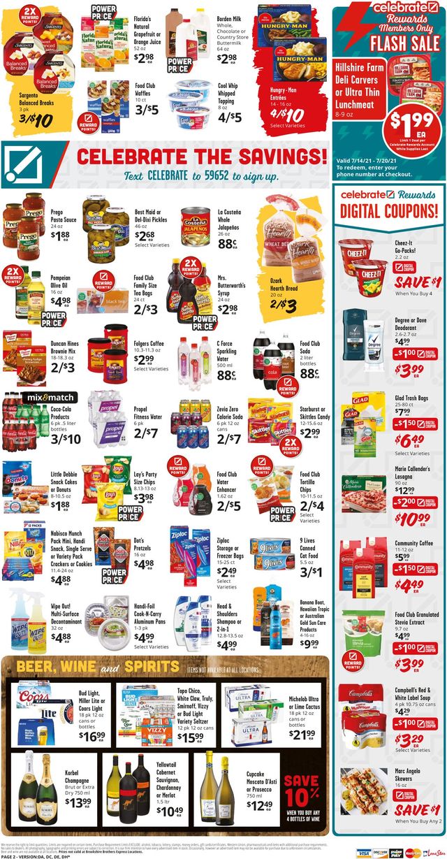 Brookshire Brothers Ad from 07/14/2021