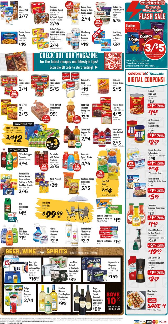 Brookshire Brothers Ad from 07/21/2021