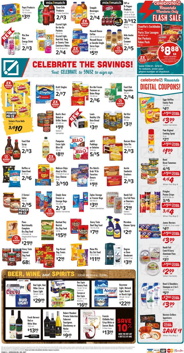 Brookshire Brothers Ad from 07/28/2021