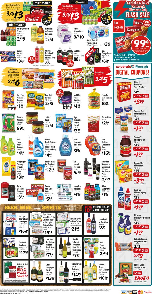 Brookshire Brothers Ad from 09/15/2021