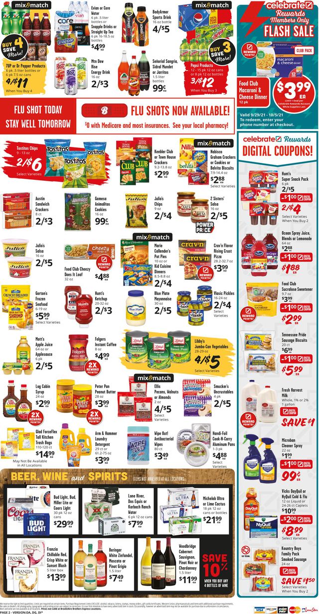 Brookshire Brothers Ad from 09/29/2021
