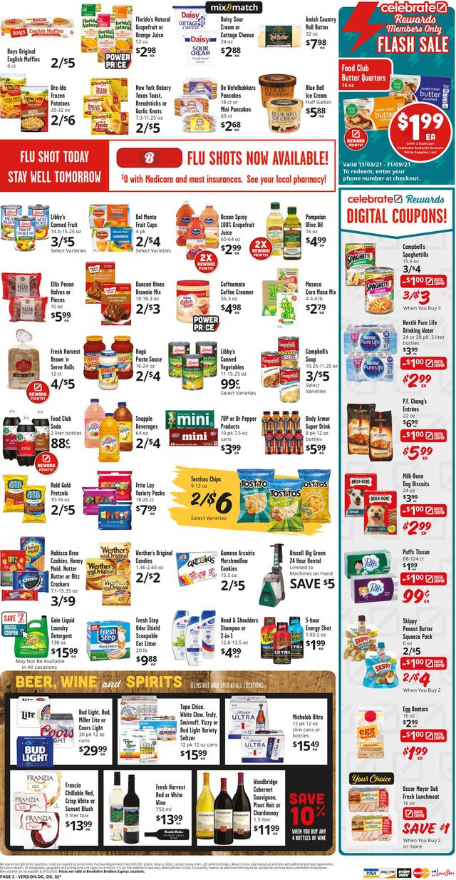 Brookshire Brothers Ad from 11/03/2021