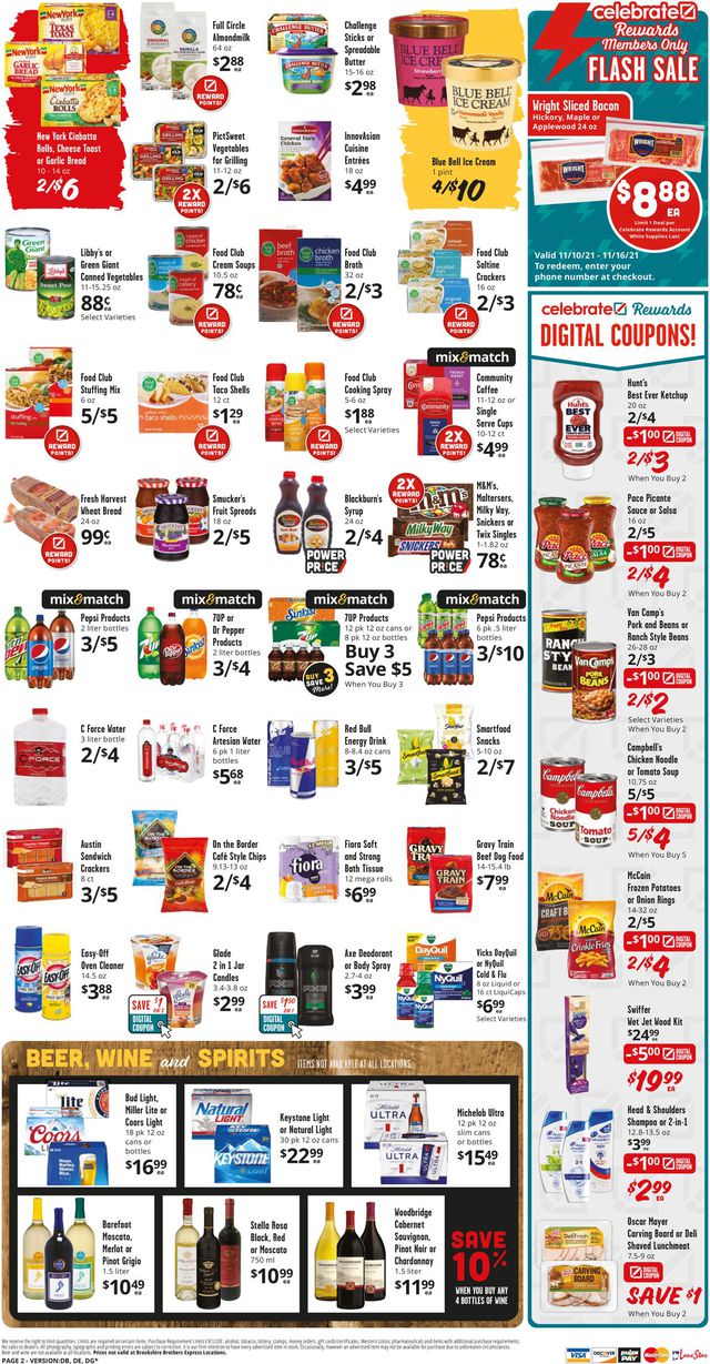 Brookshire Brothers Ad from 11/10/2021