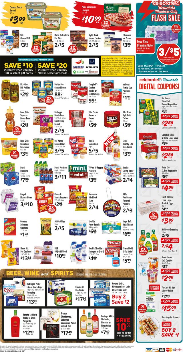 Brookshire Brothers Ad from 11/24/2021